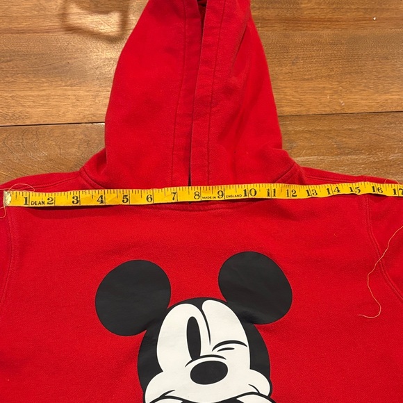 Vans Red Mickey Mouse Kids Hoodie - Picture 8 of 10